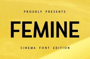 Femine Font Font Download