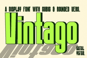 Vintago Display Font Font Download