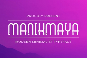 Manikmaya - Minimalist Elegant Font Font Download