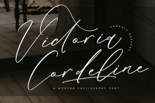 Victoria Cordeline Modern Calligraphy Font Font Download