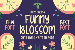 Funny Blossom Font Font Download