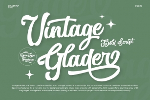 Vintage Glader Font Download