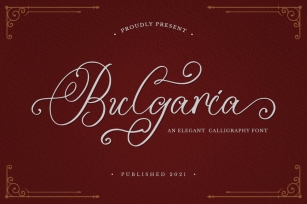Bulgaria - Classic Script Font Download