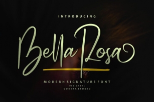 Bella Rosa - Modern Signature Font Download
