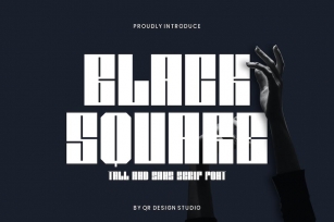 Black Square - Sport & Tall Font Font Download