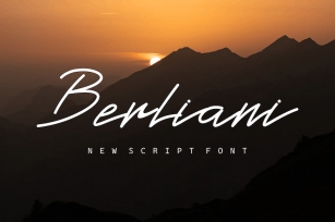 Berliani Handwritten Font. Font Download