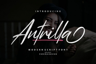 Antrilla - Modern Script Font Download