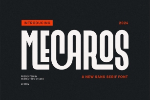 Mecaros Modern Ligature Sans Serif Font Font Download