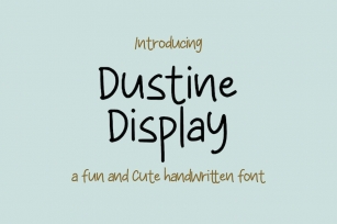 Dustine - Cute Display Font Download