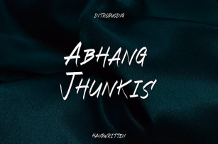 Abhang Jhunkis Font Font Download