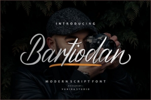 Bartiodan - Modern Script Font Download