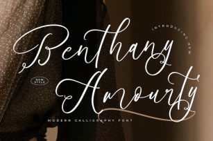 Benthany Amourty Modern Calligraphy Font Font Download