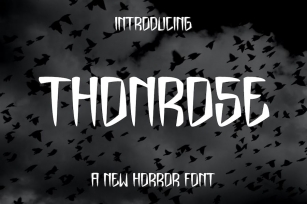 Thonrose Font Download