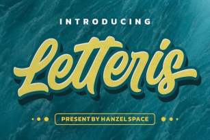 Letteris - Modern Script Font Font Download