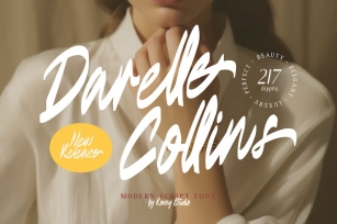 Darelle Collins - Modern Script Font Font Download