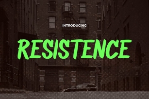 Resistence - The Modern Urban Graffiti Font Font Download
