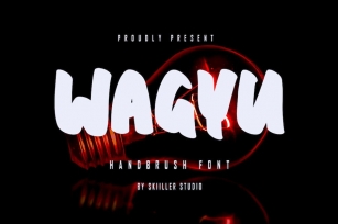 Wagyu - Handbrush Font Font Download