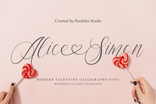 Alice Simon - Modern Luxury Love Font Font Download