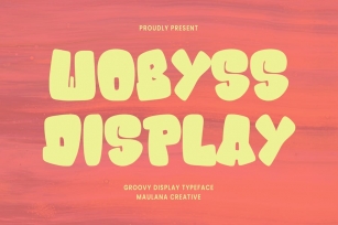 Wobyss Groovy Display Typeface Font Download