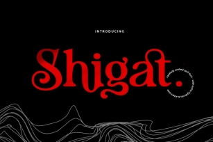 Shigat - Serif Font Font Download