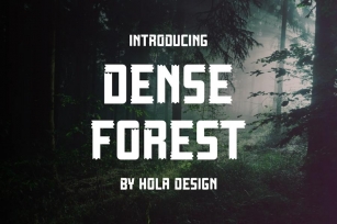 Dense Forest Font Download