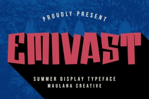 Emivast Summer Display Font Font Download