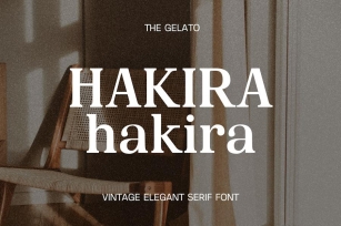 Hakira Vintage Elegant Serif Font Font Download