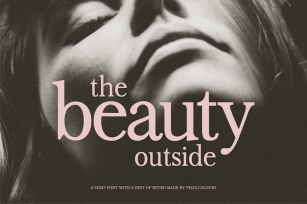 Beauty Outside Serif Font Duo Font Download