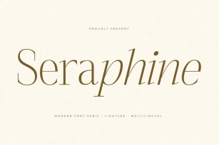 Seraphine Modern Serif Font Font Download
