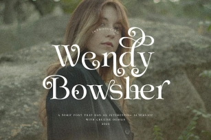 Wendy Bowsher Stylish Serif Font Download