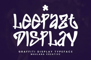 Leepazt Graffiti Display Font Font Download