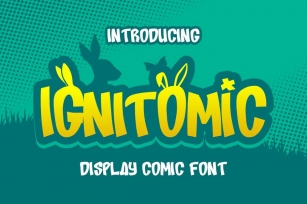 Ignitomic - Rabbit Display Font Font Download