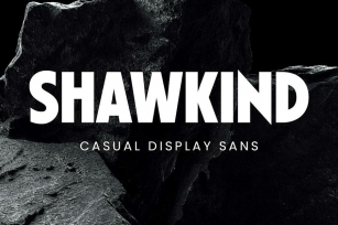 Shawkind - Display Font Font Download