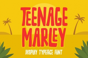Teenage Marley - Typeface Display Font Font Download