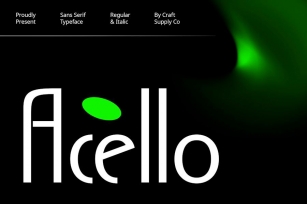 Acello â€“ Geometric Sans Serif Font Download