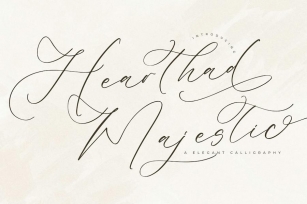 Hearthad Majestic Elegant Calligraphy Font Font Download