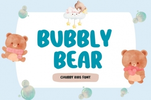 Bubbly Bear - The Chubby Kids Font Font Download
