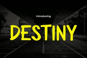 Destiny - Urban Graffiti with a Modern Twist Font Font Download