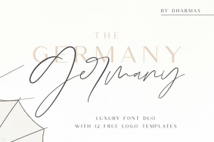Germany - Modern Font Duo Font Download