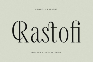 Rastofi Modern Serif Font Font Download