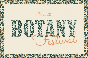Botany Festival Font Download