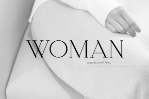 Woman Serif Font Font Download