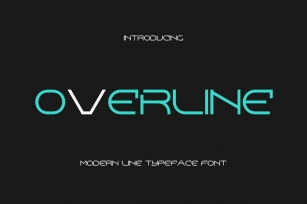 Overline Font. Font Download