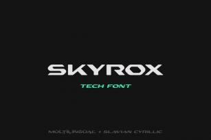 Skyrox Font Font Download