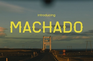 Machado - A Retro Blend of Elegance Font Font Download