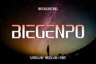 Biegenpo Font Sanserif Font Download