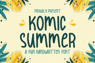 Komic Summer Font Font Download