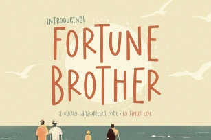 Fortune Brother - Quirky Handwritten Font TT Font Download