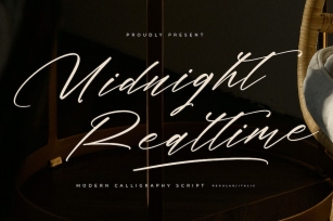 Midnight Realtime Modern Calligraphy Font Font Download