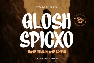 Glosh Spicxo - Marker & Stamp Font Font Download
